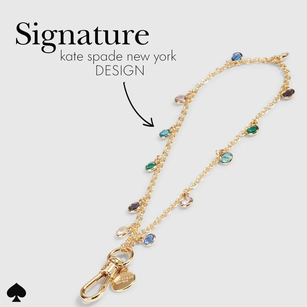 kate spade Phone Charm Bracelet in High Shine. Fits All Phones. - Picture 6 of 10